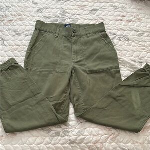 GAP Women Olive Green Joggers